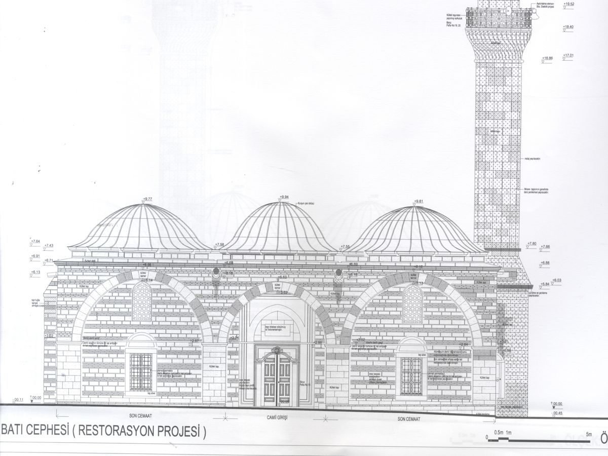 Atik Ali Paşa Camii restorasyon çalışması